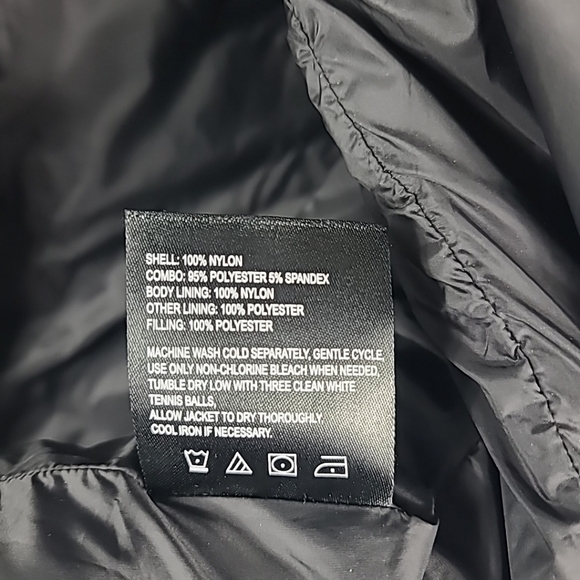 Laundry by Shelli Segal Women's Black Puffer Jacket Coat Hooded Sz S - Picture 10 of 13